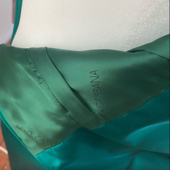 vintage emerald green dolce & gabbana dress - Picture 3 of 3